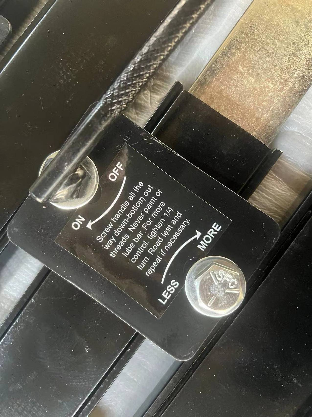 وصلة ربط توزيع وزن كرة التحكم في Sway