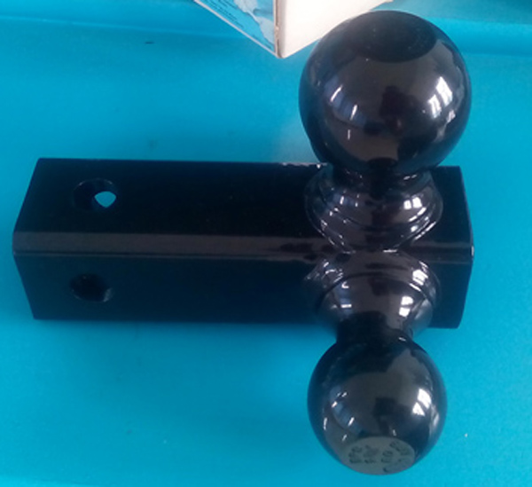 Monte de bola preta tripla tubular - curto