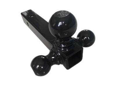 Soporte tubular triple de bola negra