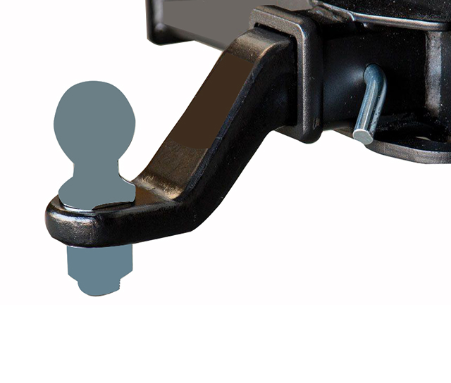 Soporte de bola forjado sólido de caída de 6"