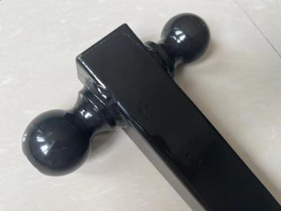 Doble soporte de bola negra  